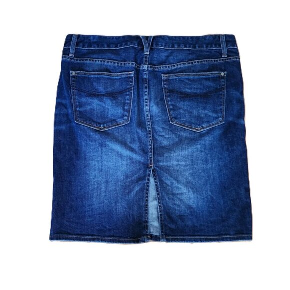 Gap dark wash denim jean skirt 31 12 - Picture 2 of 12